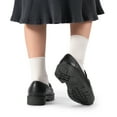 thumbnail image 7 of DREAM PAIRS Girls’ Chunky Platform Slip-On Loafers School & Dress Shoes, 7 of 7