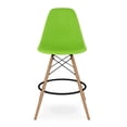 thumbnail image 2 of Aron Living Pyramid 28" Plastic and Wood Counter Stools in Green (Set of 2), 2 of 6