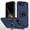 Blue, variant on Hotpom for iPhone 16E/ iPhone SE4 Case Military Rugged Durable Grade Drop Protection with 360° Rotating Stand and Car Mount Capability, Black