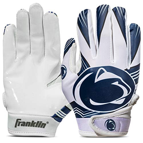 Guantes de Receptor de Fútbol Franklin Sports Penn State Youth