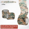 thumbnail image 4 of Uxcell 3 Rollos de Cinta Camuflaje 2IN x 14.76FT, Cinta Autoadhesiva Impermeable y No Reflectante para Escalada al Aire Libre, Desierto de Tierras Altas, 4 of 7