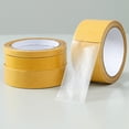 thumbnail image 6 of Product Strong Double Tape Heavy Duty Removable Reusable Clear Wall Mount Tape for Indoor Outdoor Quick Bonding Optical Transparent Solution,1 cm,Yellow1, 6 of 9