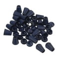 thumbnail image 1 of Unique Bargains Navy Blue Bell End Stopper Cord Rope Lock (20 Pack), 1 of 5
