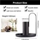 thumbnail image 5 of Soporte De Candelabro De Metal De Hierro Con Diseño De Mango Negro Simple De Base De Vela matsuzay HA015669-00, 5 of 6