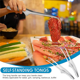 thumbnail image 5 of 16 pinzas para barbacoa coreanas y japonesas Pinzas para parrilla independientes Utensilios que no se utilizan para cocinar Pinzas de acero inoxidable, 5 of 5