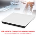 thumbnail image 3 of husxh 5Gbps 12.7mm USB 3.0 SATA External DVD CD-ROM RW Player Practical Drives Enclosure Case for Laptop Desktop NO Drive, 3 of 9