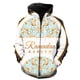 thumbnail image 1 of Sudadera con capucha y cremallera para hombre, estilo europeo y americano, con estampado 3D, de gran tamaño, unisex, divertida, informal, estilo hip hop., 1 of 6