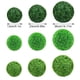 thumbnail image 3 of Bola de césped artificial Matsuzay Aspecto realista para decoración del hogar plantas artificiales interiores y exteriores Jardín y Patio 23cm, 3 of 6