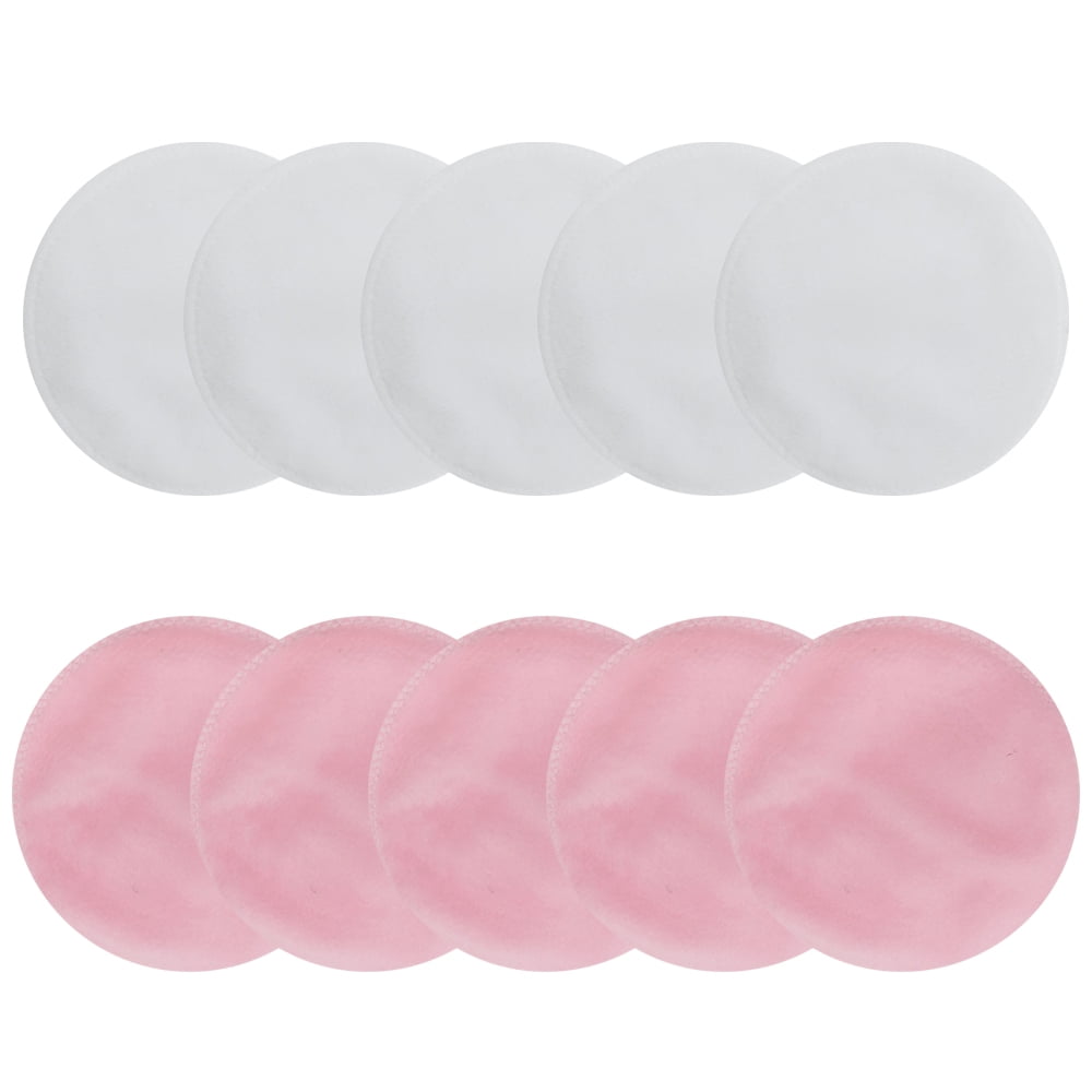 Reusable Makeup Remover Pads (10 Pack), Reusable Organic Cotton Rounds