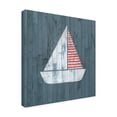 thumbnail image 2 of Grace Popp 'Nautical Plank I' Outdoor Canvas 18x18, 2 of 5