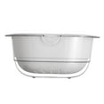 thumbnail image 6 of Tongina Fruit Draining Basket Layered Food Basket Easy Clean Vegetable Washing Basket Fruit Cleaner Bowl for Kitchen Colander White, 6 of 8