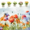 thumbnail image 4 of BrowQuartz Artificial Flowers with Vase Realistic Silk Flower Arrangements Bonsai for Home Wedding Table Living Room Office Type 5, 4 of 6