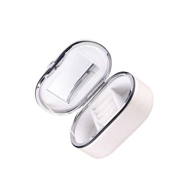 Qarigey Pendientes de joyería para mujer, anillos, pulseras, caja de almacenamiento de PU, bolsa de maquillaje, estuche de lápices labiales Type3 NO3