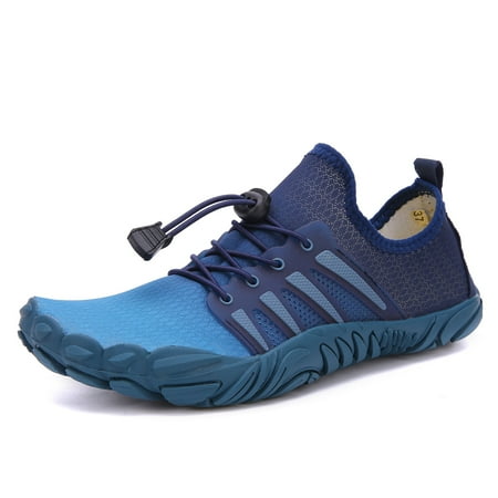 

Hicooer Coolcsea Water Shoes Men s Women s Swim Shoes Outdoor Beach Barefoot Quick-Dry Aqua Pool Socks Swimming Yoga Surfing Exercise Navy Blue