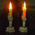 thumbnail image 2 of Halloween Ghost Hand Led Glowing Candle Night Light Skull Light Party Atmosphere Decor Props, 2 of 4