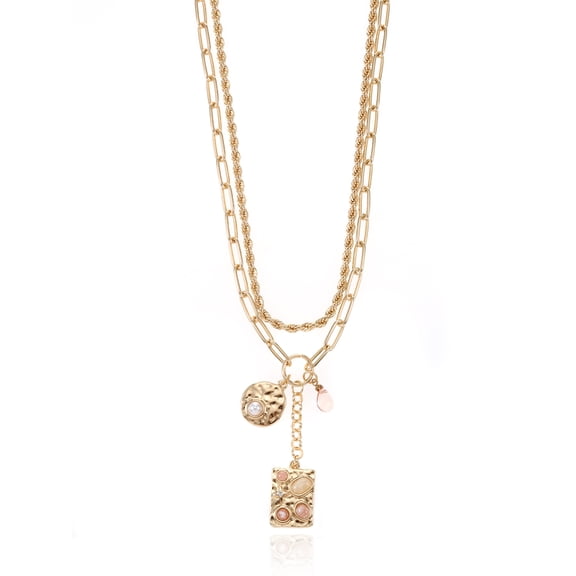 Time and Tru 2-Piece Layered Necklace Set