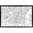 thumbnail image 2 of Trends International Philadelphia Map Wall Poster, 22.375" x 34", Black Framed Version, 2 of 4
