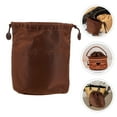 thumbnail image 4 of Coffee Nylon Purse Organizer Insert for Bucket Bag with Drawstring Design Keeps Handbag Tidy 6.3, 4 of 10