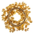 thumbnail image 3 of Vickerman 24" Gold Artificial Dogwood Glitter Wreath., 3 of 5