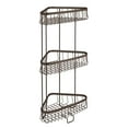thumbnail image 6 of iDesign, Metal Wire Corner Standing Shower Caddy 3-Tier Bath Shelf Baskets, Bronze, 6 of 6