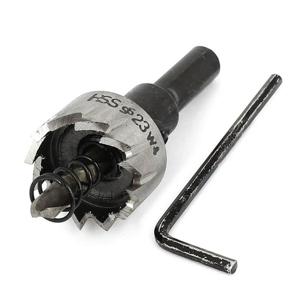 23mm Cutting Dia HSS Hole Saw Tooth Cutter Drill Bit for Wood Iron
