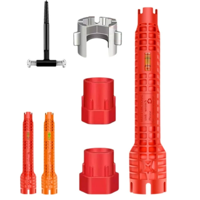 Ensemble d'Outils de Décoration de l'Action de Grâce pour Robinet Bec de Robinet Retrait de Bulleur et Réparation de Pommeau de Douche Outil de Plomberie Multifonctionnel pour Installation de Robinet de Cuisine et Salle de Bain
