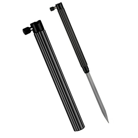 lixuesong Ground Plug Bracket Fish Guard Rack Fishing Rod Bracket Aluminum Fishing Gear Portable Rack Ground Bracket