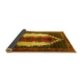 thumbnail image 2 of Ahgly Company Indoor Square Persian Yellow Traditional Area Rugs, 4' Square, 2 of 4