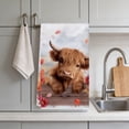 thumbnail image 2 of DefiDgd 2pcs 24x16inch Highland Cattle Kitchen Towels,Absorbent Dish Towels,Farmhouse Hand Towel for Kitchen Bathroom Decor Housewarming Gift(I), 2 of 6