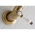thumbnail image 4 of Kingston Brass KS3103BPL Bel-Air Wall Mount Pot Filler Kitchen Faucet, Antique Brass, 4 of 5