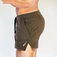 thumbnail image 5 of B91xZ Men's Classic Fit Shorts Elastic Waistband Quick Dry Activewear,Khaki XXL, 5 of 5