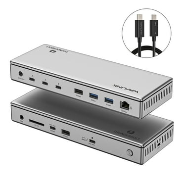 Thunderbolt 4 Dock Station, 98W Charging 8K USB Dock with TBT 4, USB-A/USB-C, 2.5GbE, SD read, Audio