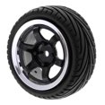 thumbnail image 3 of 4pcs RC Vehicle Wheels Tires Rims Set 12mm Hex Rim 6017 1:10 RC for 1/10 On Road Car HPI HSP, 3 of 9
