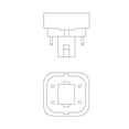 thumbnail image 2 of 4 Black PAR CAN 64 500w PAR64 NSP Bulbs O-Clamp Dimmer, 2 of 2