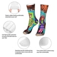 thumbnail image 6 of Lsque Scooby-Doo Print Women's Men's Novelty 16in Crew Socks Cotton Socks Knee High Socks for Walking,Running,Nurses,Pregnancy, 6 of 6