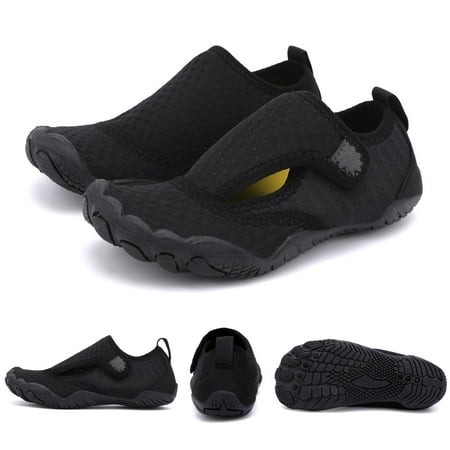 

Hicooer Coolcsea Water Shoes Men s Women s Swim Shoes Outdoor Beach Barefoot Quick-Dry Aqua Pool Socks Swimming Yoga Surfing Exercise Black