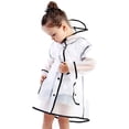 thumbnail image 1 of Xingqing Enfants Garçons Filles Capuche Imperméable Transparent Rain Imperméable Protecteur, 1 of 6