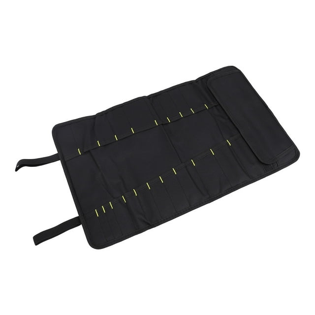 Sac Rouleau pour Couteaux de Chef, Sac pour Couteaux de Chef à 20 Fentes, Méticuleusement Conçu, Léger et Portable, Rangement pour la Maison, la Cuisine, les Voyages et le Camping, Toile