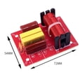 thumbnail image 3 of 10PCS WEAH-234 80W 2 vías Hi-Fi Audio Treble Bass Altavoz Frecuencia Ehuebsd Para estrenar, 3 of 3