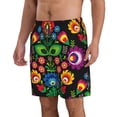 thumbnail image 2 of Fotbe Traditional Floral Polish Trajes de Baño Estampados para Hombre, Shorts de Verano de Secado Rápido, Ropa de Playa, Bañadores-3X-Large, 2 of 6