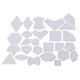 thumbnail image 1 of 27pcs Mixed Handmade Quilt Templates Diy Tools Patchwork Quilter Quilting Supply, 1 of 5