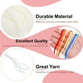 thumbnail image 3 of Uxcell 6Pcs Crocheting Yarn, 1.8mm Beige 5 Ply Acrylic Yarn 150g Sport Weight Yarns Bulk Soft and Fluffy Yarns for Knitting DIY Crochet Handicraft Blankets Gift, 328 Yards Total, 3 of 6