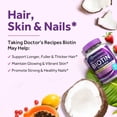 thumbnail image 3 of Suplemento de biotina de 10,000 mcg de Doctor's Recipes para cabello, piel y uñas, 3 of 9