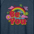 thumbnail image 3 of Instant Message - Be You - Women's Lightweight French Terry Long Sleeve Shirt, 3 of 6