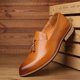 thumbnail image 2 of Xishao Zapatos Holgados de Gran tamaño para Hombres Zapatos de Cuero de Negocios de Moda Zapatos Casuales Zapatos para Caminar Zapatos de Barco Xishao ropa, 2 of 2