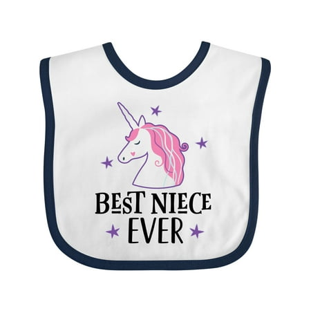 

Inktastic Best Niece Ever Unicorn from Aunt Gift Baby Girl Bib