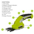 SereneLife PSLTLL1812 3.6V Cordless Grass Cutter Shears Electric