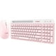 thumbnail image 2 of Kit Teclado y Mouse Acteck VIRTUOS SILK MK720 Inalambrico USB-C Rosa AC-936279, 2 of 6