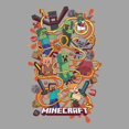 thumbnail image 2 of Boys Minecraft Group Shot Lightweight Hoodie, 2 of 5