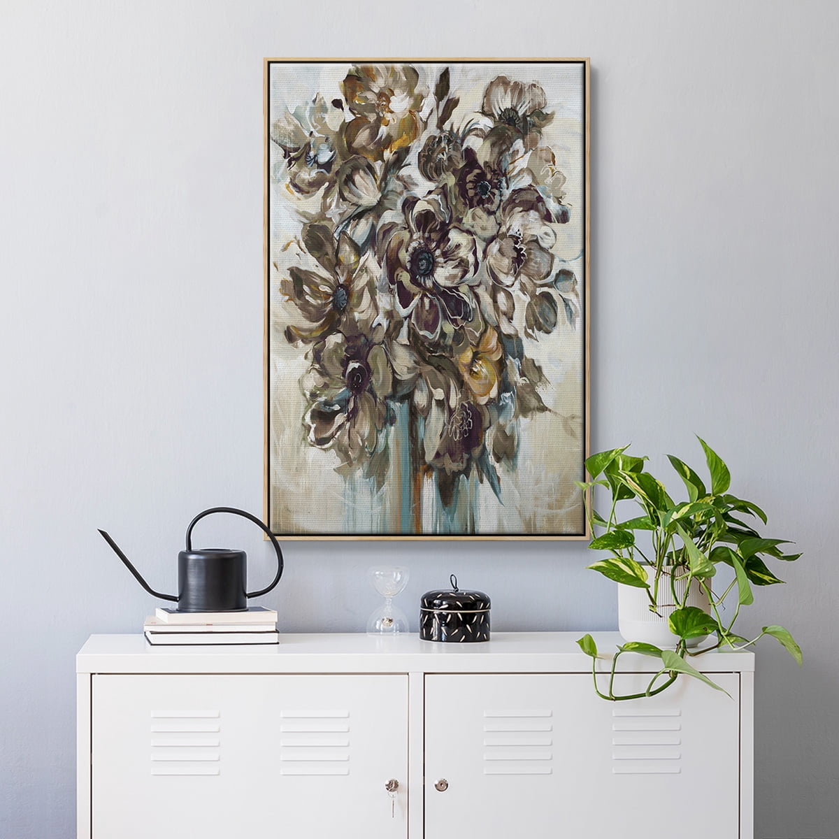 Wild At Heart VI Framed Premium Gallery Wrapped Canvas - Ready to Hang - 25 x 37 - Natural Wood Floating Frame